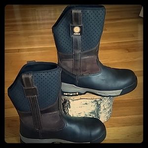 Carhartt waterproof boots men's 10.5